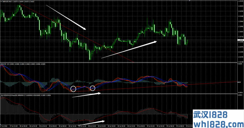 MACD指标底背离和金叉下载