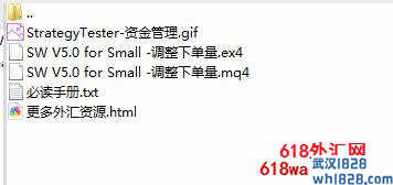 SW for Smal V5.0外汇EA稳定赢利下载
