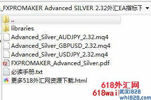 FXPROMAKER Advanced SILVER 2.32高级白银套装EA下载