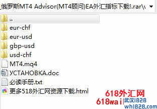 俄罗斯MT4 Advisor(MT4顾问)EA外汇指标下载!