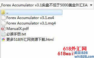 Forex Accumulator v3.1外汇EA实盘5000美金下载!