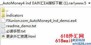 AutoMoney4 ind外汇EA含两款自编指标下载