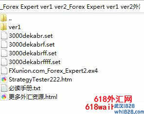 Forex Expert ver1 ver2外汇EA指标下载