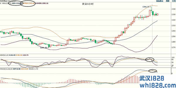 6.6黄金高位似乎吞噬看跌顶部信号谨慎过度上涨