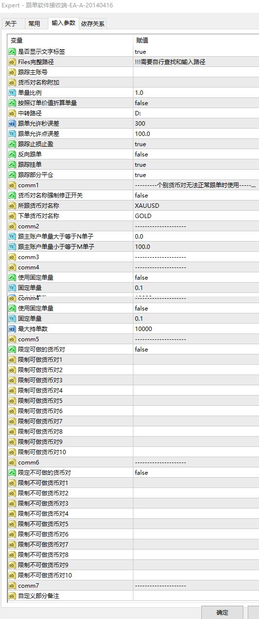 MT4鱼儿跟单ea软件源码 发射端/接收端-EA-A-20140416.mq4